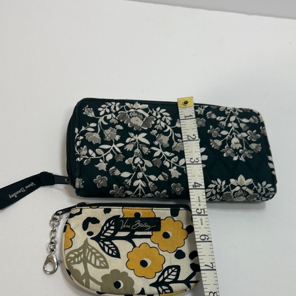 Vera Bradley Black and Yellow Floral Wallet Set - Picture 7 of 7